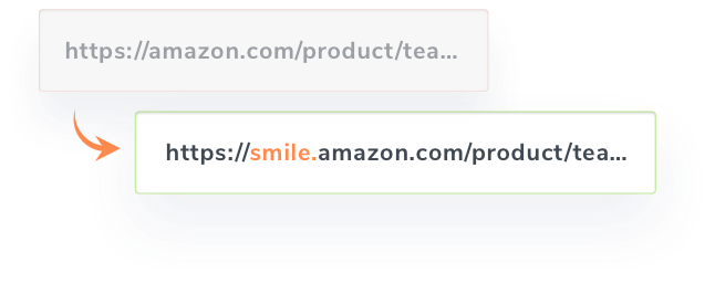 Smilematic Automated Amazonsmile Extension